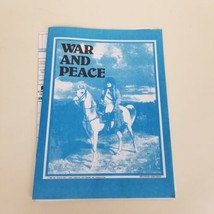 Avalon Hill War and Peace Rule Book and Player Aid Cards  1980 - $14.85