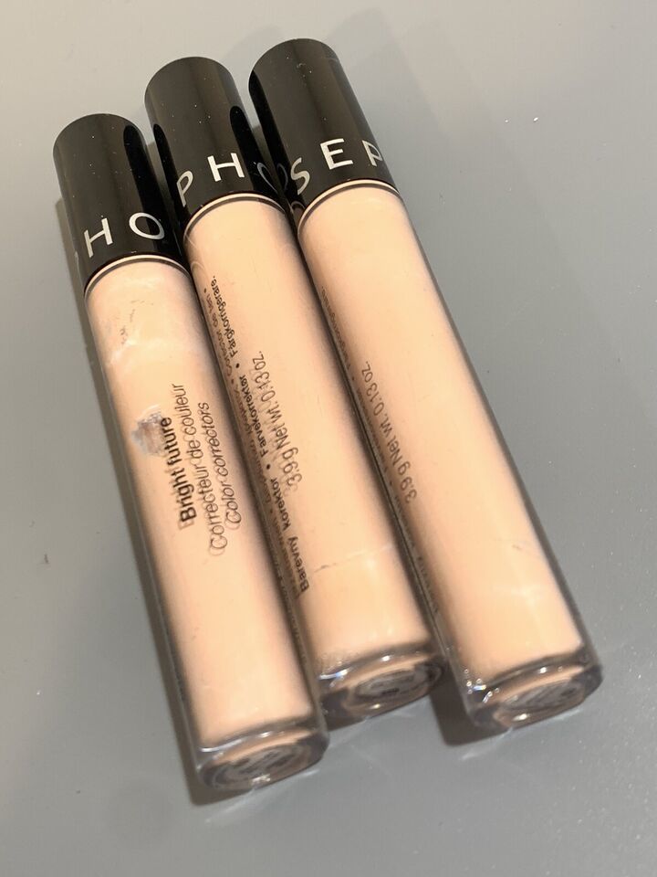 3x Sephora Bright Future Concealer # 04 Peach Light Not Sealed - $13.53