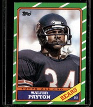 1986 Topps #11 Walter Payton Excellent / Raw - £11.76 GBP