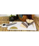 White Banswara Marble Hors D’oeuvres Cheese Board With Brass Gold Inlays... - $131.55 CAD