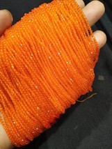 Orange 2MM High Quality Crystal Beads 1400PCS - £15.56 GBP