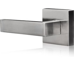 Quad Passage Door Knob Set Satin Chrome Internal With Tubular Latch For 35-50mm - £23.22 GBP