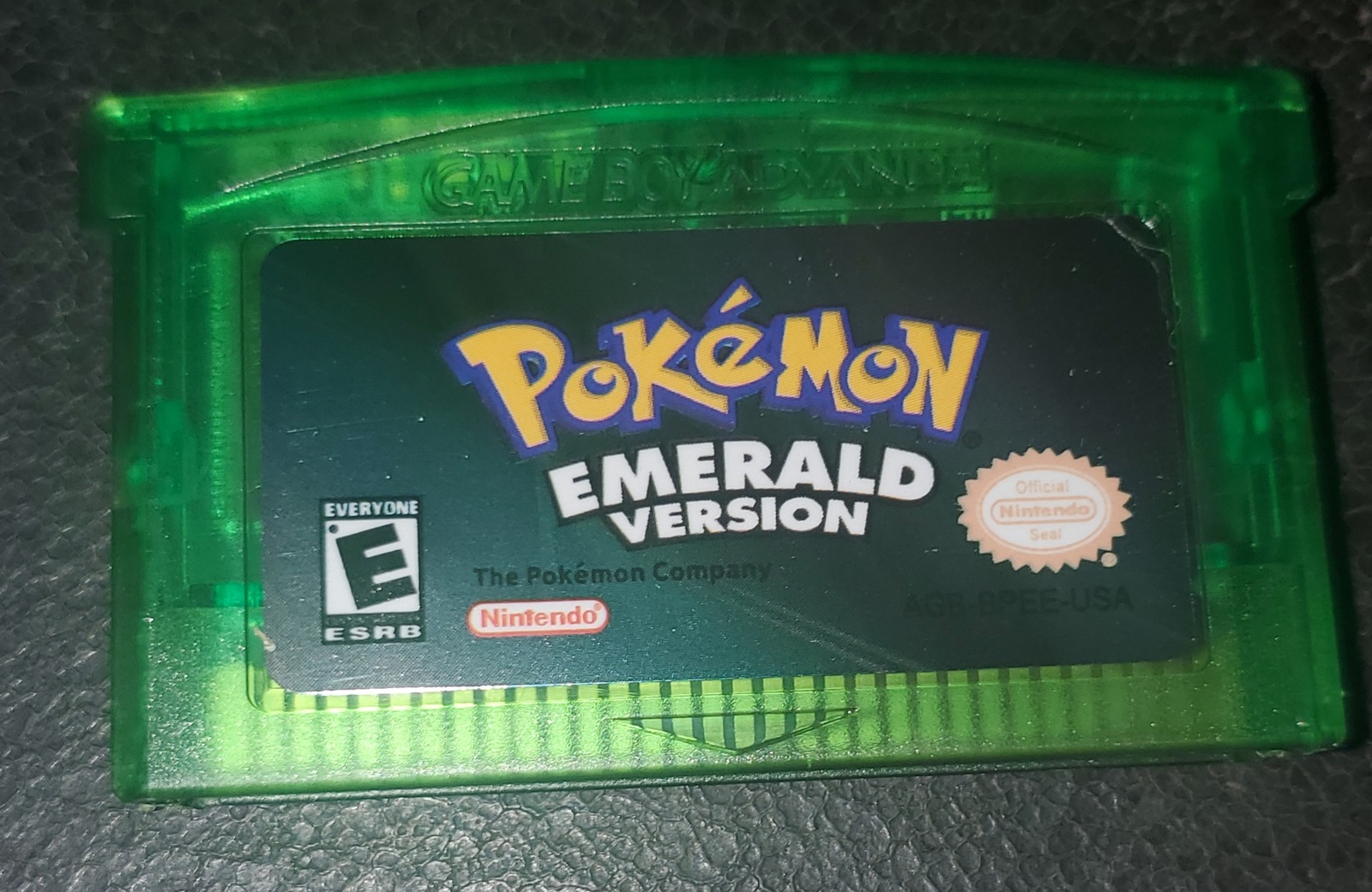 Pokemon Emerald GBA Video Game Cartridge Nintendo Gameboy Advance