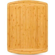 MASSIVE Extra Large Bamboo Cutting Board –Wooden Carving Board for meat, veggies - £78.37 GBP+