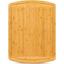 MASSIVE Extra Large Bamboo Cutting Board –Wooden Carving Board for meat, veggies - £77.62 GBP+