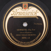 Oriole Terrace Orchestra – Georgette / Keep On Building Castles 10&quot; 78 rpm #2294 - £4.73 GBP