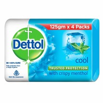 Dettol Cool Soap, 125g (Pack of 4) - $35.99