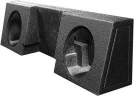 QPower &quot;QBOMB&quot; Chevy/GMC Standard Cab &#39;07-&#39;24 Dual 10&quot; Empty Woofer Box - $3,700.16 MXN
