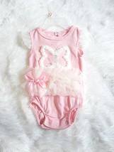 Baby Girls One Piece with Butterfly, Frills &amp; Bow Accents (0-3M) PINK ~ ... - $151.72 MXN