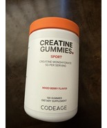 Creatine Monohydrate 120 Gummies Supplement 4 per serv Mixed Berry EXP 9... - €32,91 EUR