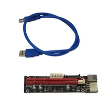 Ubit 6 Pack Latest Pci E Gpu Riser Express Cable 16X To 1X 6Pin Molex Sata - £14.20 GBP