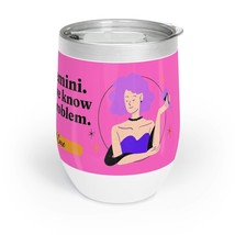 Astrology and Tarot Wine Tumbler, Magic Tumbler, Witchy, Personalized Wi... - £17.97 GBP