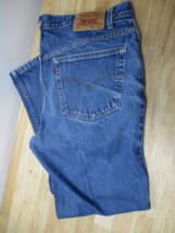 Vtg Men&#39;s Levis 517 Classic Boot Cut Med Wash Blue Jeans 40x32 Trademark Tab Red - £16.74 GBP