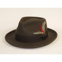 Men's Broner Wool Hat Classic Soft Fedora STREETWISE 73-042 Brown image 2