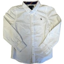 Ralph Lauren Button Up Shirt Boys 6X Blue White Colored Pony Preppy Kids - $9.50
