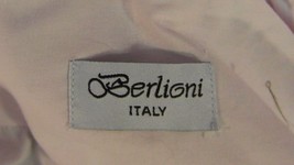 BERLIONI MADE ITALY DRESS CASUAL SHIRT POCKET BUTTON UP LARGE 16-16.5 / ... - $24.29