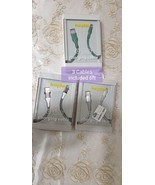 Heyday 3 Pack Micro USB Cable for Android phones/Tablets 6ft - $12.97 CAD