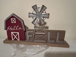 Hello Fall Windmill Barn sitter - SALE image 2