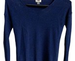 Old Navy Sweater Women Size S Blue V Neck Long Sleeved  - $12.46
