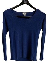 Old Navy Sweater Women Size S Blue V Neck Long Sleeved  - $12.46