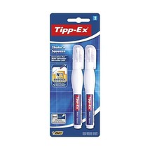 Tipp-Ex Shake&#39;n Squeeze Correction Fluid Pen, 8 ml - White, Pack of 2  - $10.00