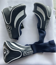 NFL Los Angeles Rams Golf Contour Head Covers Set of 3 Driver 3 Wood X Wood New - £25.91 GBP