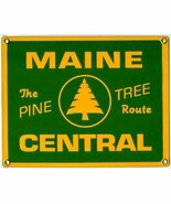 Maine Central Railroad Porcelain Sign - $59.95