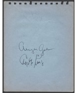 1940&#39;S SIGNED ALBUM PAGE X3 AUGIE GALAN CLYDE KING ROGER BOWMAN DODGERS ... - $449.24 MXN