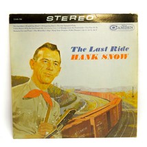 Hank Snow The Last Ride LP Vinyl Album Record 1963 Camden Cas-782 - $7.40