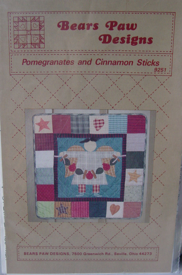 Pattern 9251 Pomegranates and Cinnamon Sticks - $5.69