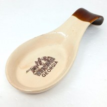 Vintage Georgia Ceramic Mallards Ducks Rustic Country Kitchen Cooking Spoon Rest - £18.34 GBP