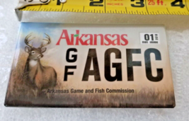 Arkansas Game Fish Commission license plate magnet 2018 whitetail buck deer - £9.09 GBP