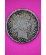 1902 O Barber Liberty Dime Scarce Semi Key Date Silver Coin New Orleans ... - €13,91 EUR