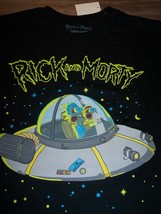 Rick &amp; Morty Spaceship Cartoon Network Adult Swim T-Shirt Mens Medium New w/ Tag - £14.87 GBP