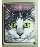 Cat Art Acrylic Large Magnet - Nemo - £6.39 GBP