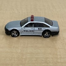 Vintage 1989 Hot Wheels Blue Police Car K-9 Unit Diecast 1:64 Scale KG JD - $9.89