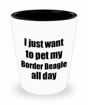 Border Beagle Shot Glass Dog Lover Mom Dad Funny Gift Idea For Liquor Lover Alco - £10.09 GBP