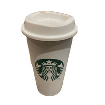 Starbucks Love Love Love Reusable Grande 16 OZ Hot Cold Coffee Cup Lid 2014 - £7.08 GBP