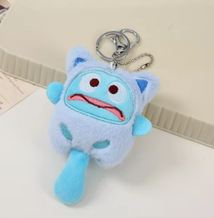 Cute new Sanrio series makeup mirror key chain plush cartoon key ring  - $19.80