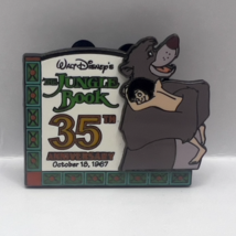 Disney The Jungle Book 35th Anniversary Pin LE /5000 Mowgli &amp; Baloo - £7.92 GBP