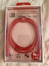  iPhone Charger Cable MFi Certified Durable Braided Apple Lightning USB Cord 4FT - £11.95 GBP