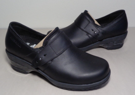 Merrell Size 6 M VALETTA MOC AC+ PRO Black Leather New Women&#39;s Work Shoes - £72.51 GBP