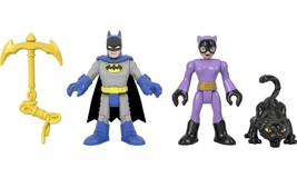 Fisher-Price Imaginext DC Super Friends Batman &amp; Catwoman Figure Set for... - $22.09