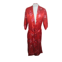 California Dynasty vintage womens kimono robe sz M vintage 1980s floral ... - $29.69