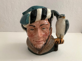 Vintage 1960's Royal Doulton THE FALCONER 4" Toby Jug D6540 Made in England - $15.84