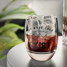 6oz Whiskey Glass Custom Printed Emblazoned with Inspirational Mountain ... - £20.28 GBP