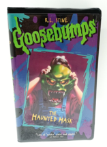 Vintage R.L Stine Goosebumps 1995 VHS The Haunted Mask Clamshell Case - £6.88 GBP