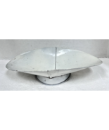 ANTIQUE Scale Pan 12.5" General Store Candy Dry Goods Hardware Feed Painted Tin - $29.21