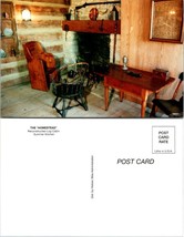 The Homestead ~ Reconstructed Log Cabin Summer Kitchen Vintage Postcard - £7.51 GBP