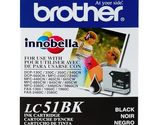 Brother Innobella LC51BK Ink Cartridge, 500 Page Yield, Black - £34.71 GBP